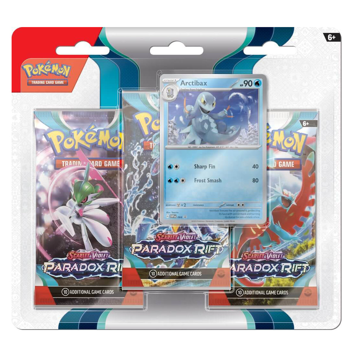 Scarlet & Violet Paradox Rift Three Booster Blisters (Pair) POKEMON TCG