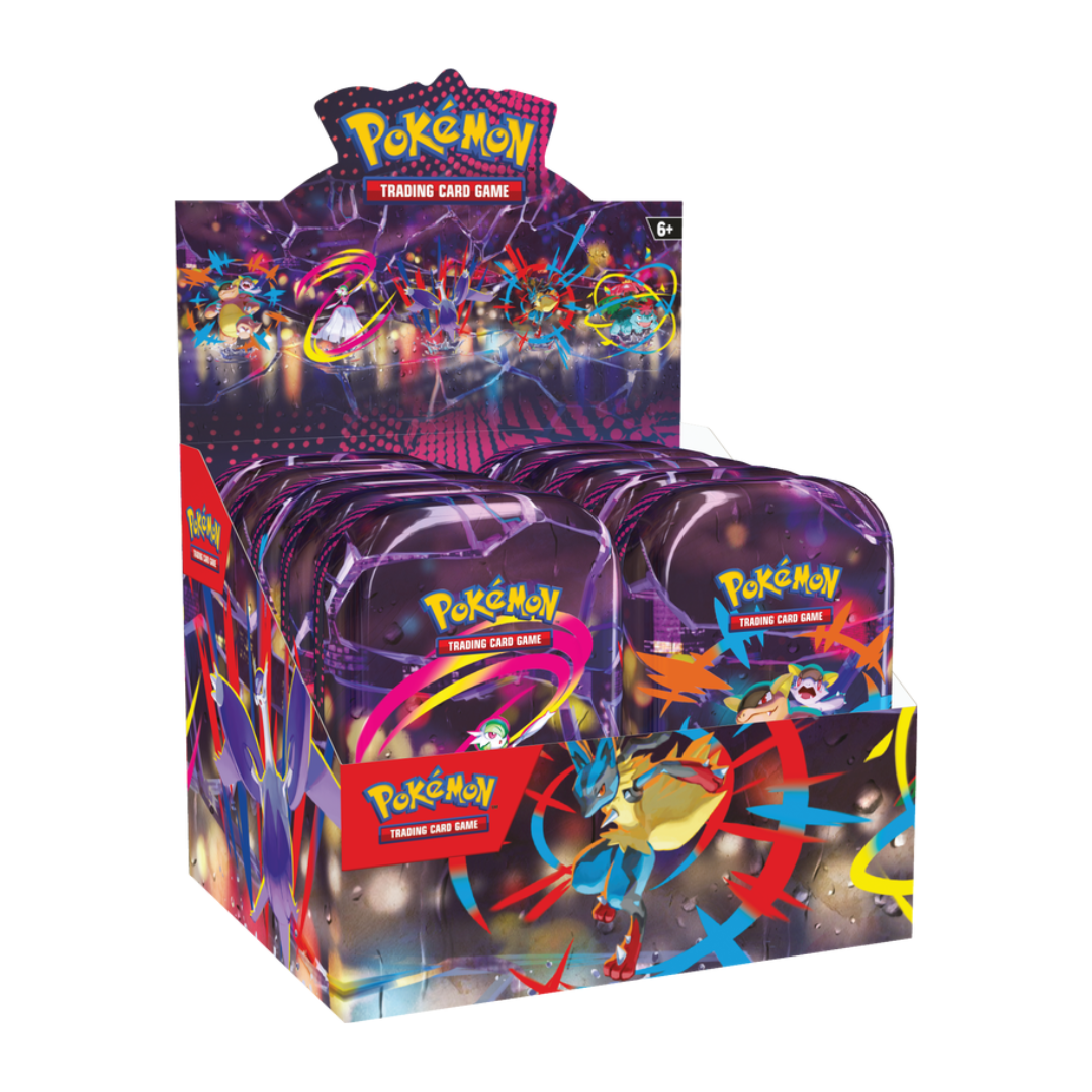 Pokemon Mega Heroes Mini Tin 10CT Display MAX 1 Per Customer (Pre Order)