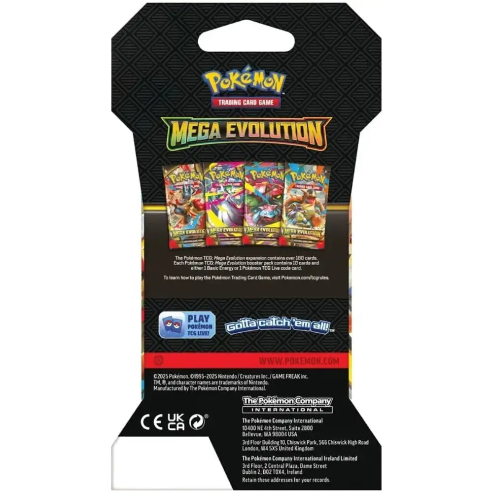 Pokemon Mega Evolution Sleeved Booster (English) PRE-ORDER