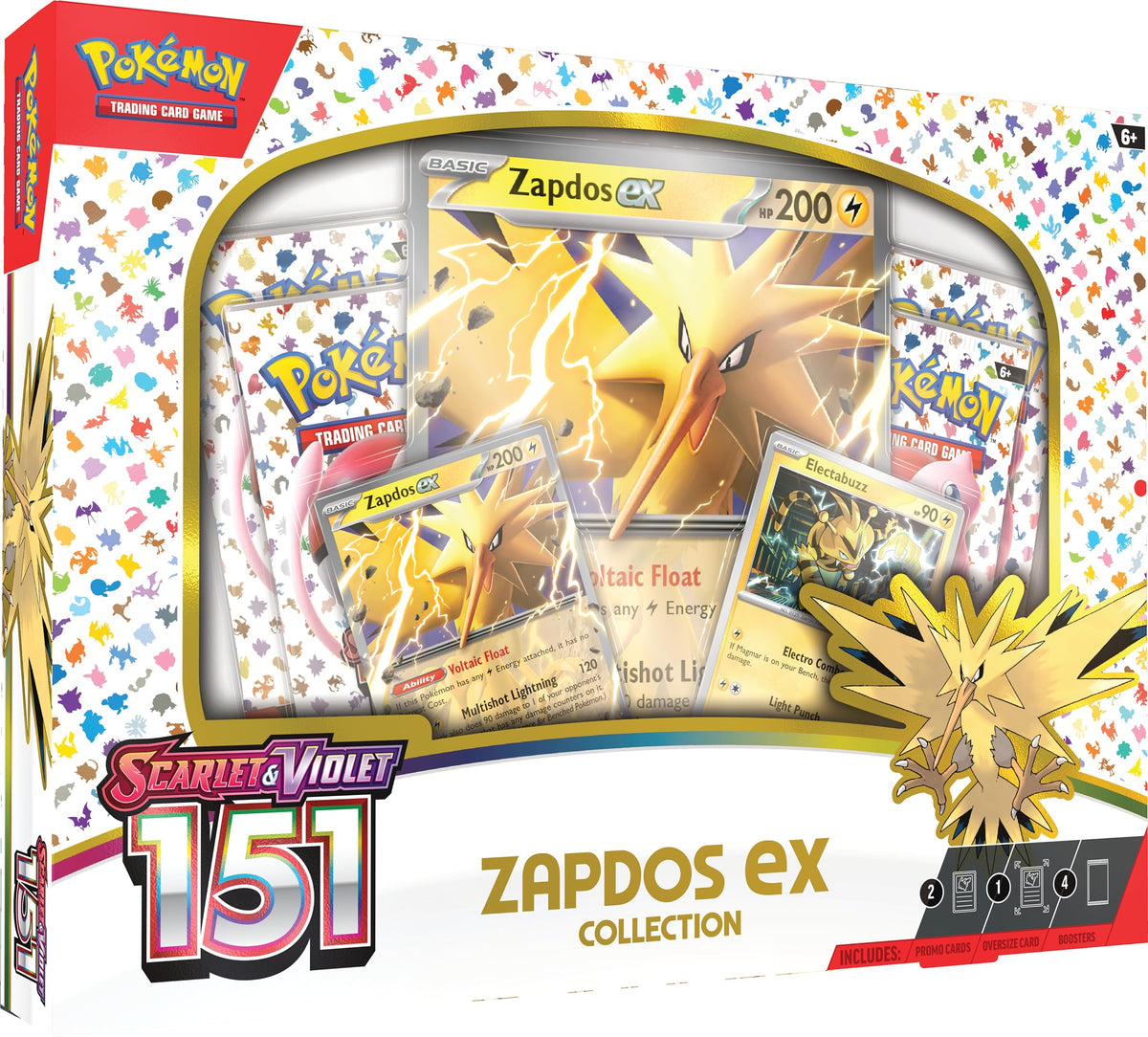 Pokémon TCG: Scarlet & Violet 151 Zapdos ex Box
