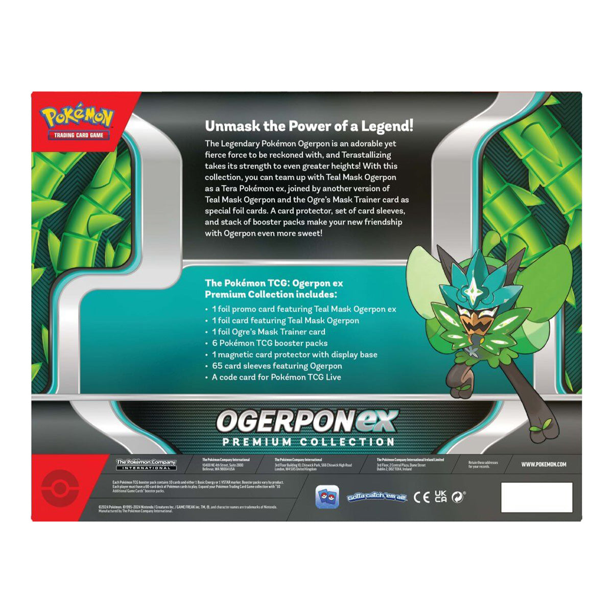 POKEMON TCG Ogerpon ex Premium Collection