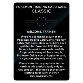 Pokemon Trading Card Game Classic Collection
