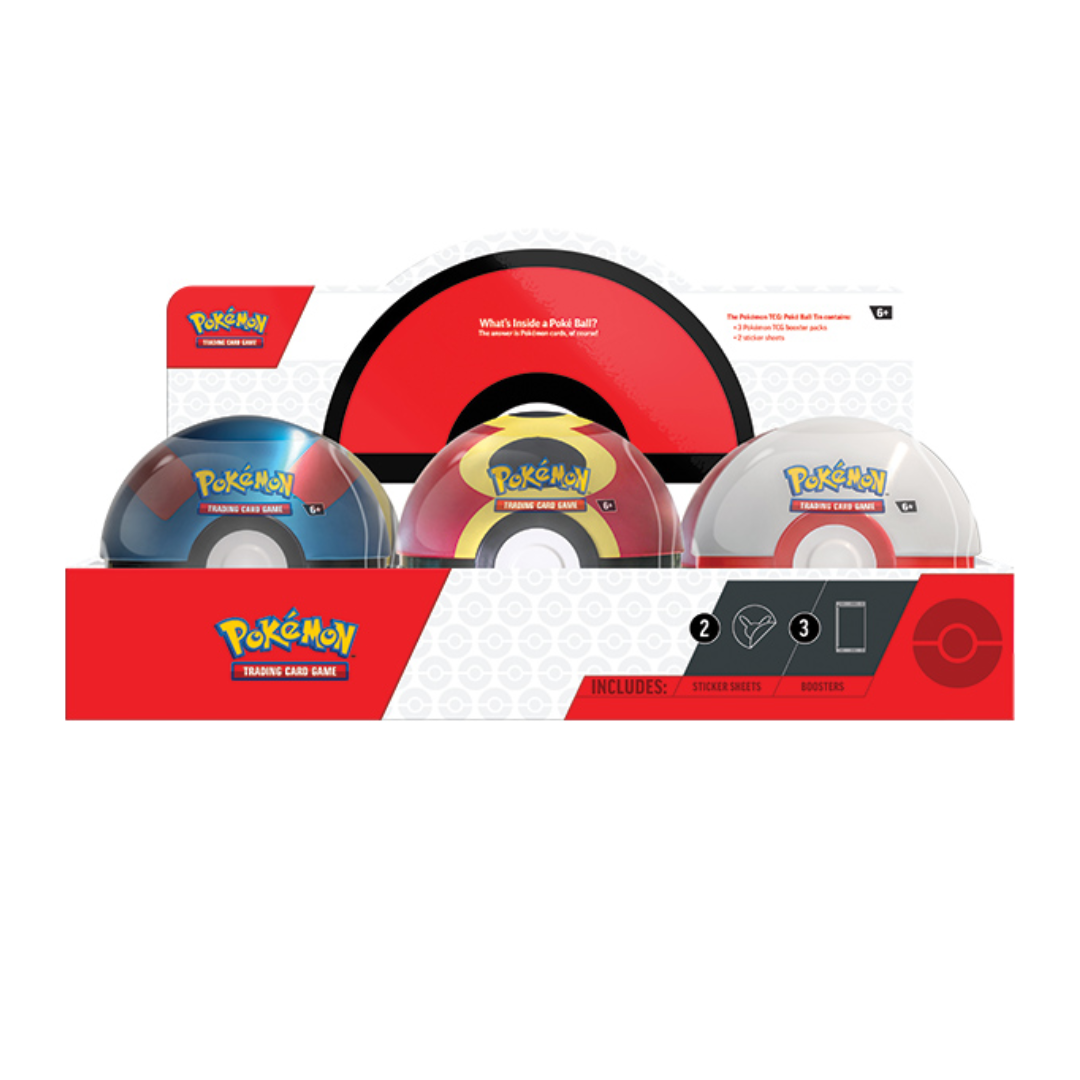 Pokemon TCG: Poke Ball Tin Display Case (6) (Q4 2025) [PRE-ORDER]