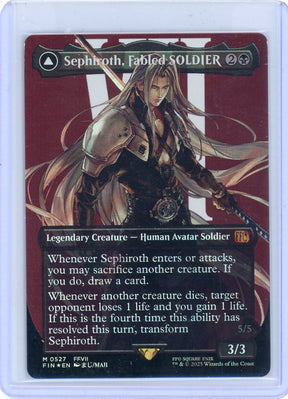 Magic the Gathering: Final Fantasy - Sephiroth, Fabled SOLDIER (Borderless) (Surge Foil)